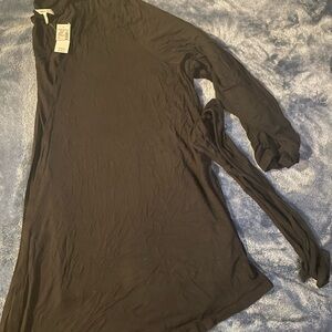 Maurices Charcoal Long Sleeve Top